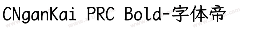 CNganKai PRC Bold字体转换